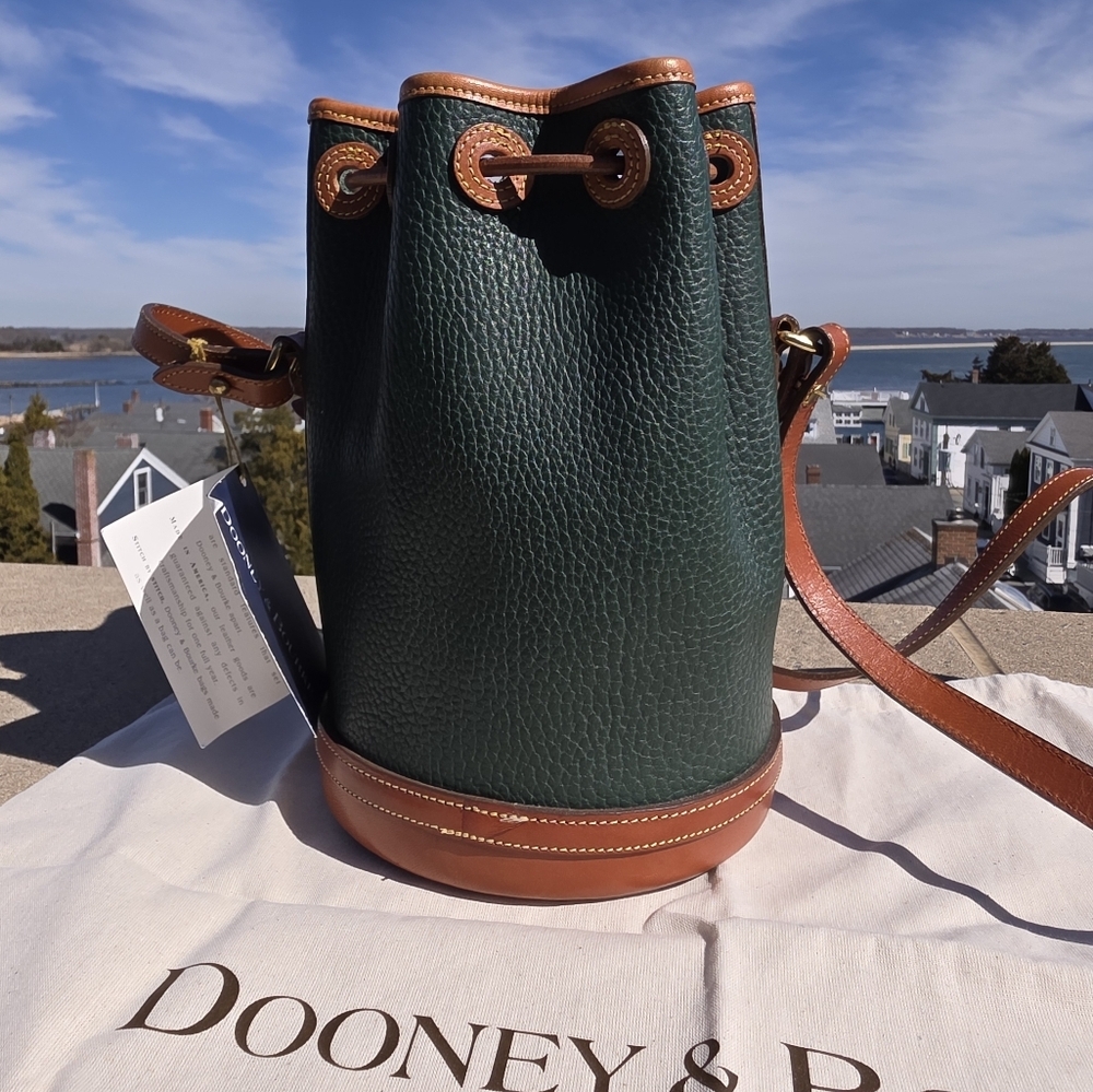 New, Vintage D&B Fir Green Hand Fitted Crossbody Bag, USA - Picture 7 of 16